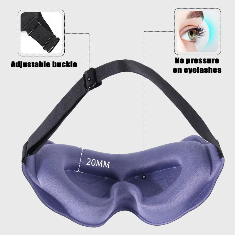 Weighted Sleep Eye Mask - Pressure-Free Blackout Design for Ultimate Comfort