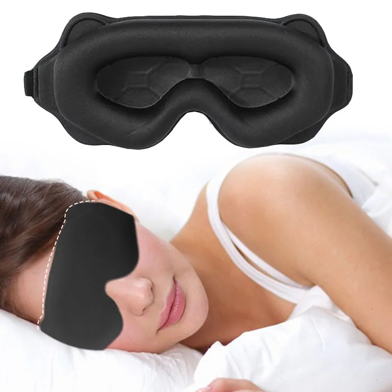 Weighted Sleep Eye Mask - Pressure-Free Blackout Design for Ultimate Comfort