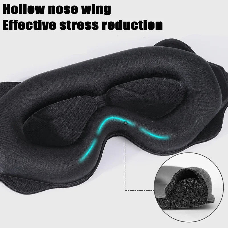 Weighted  Sleep Eye Mask - Pressure-Free Blackout Design for Ultimate Comfort
