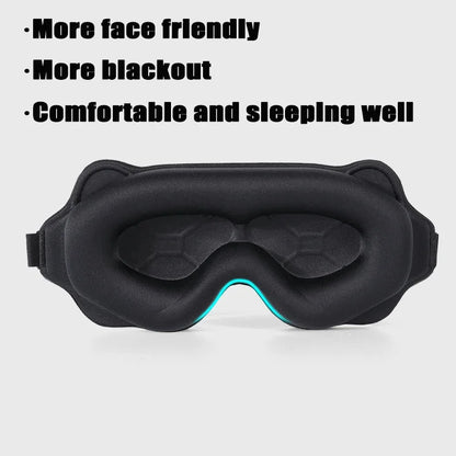 Weighted  Sleep Eye Mask - Pressure-Free Blackout Design for Ultimate Comfort